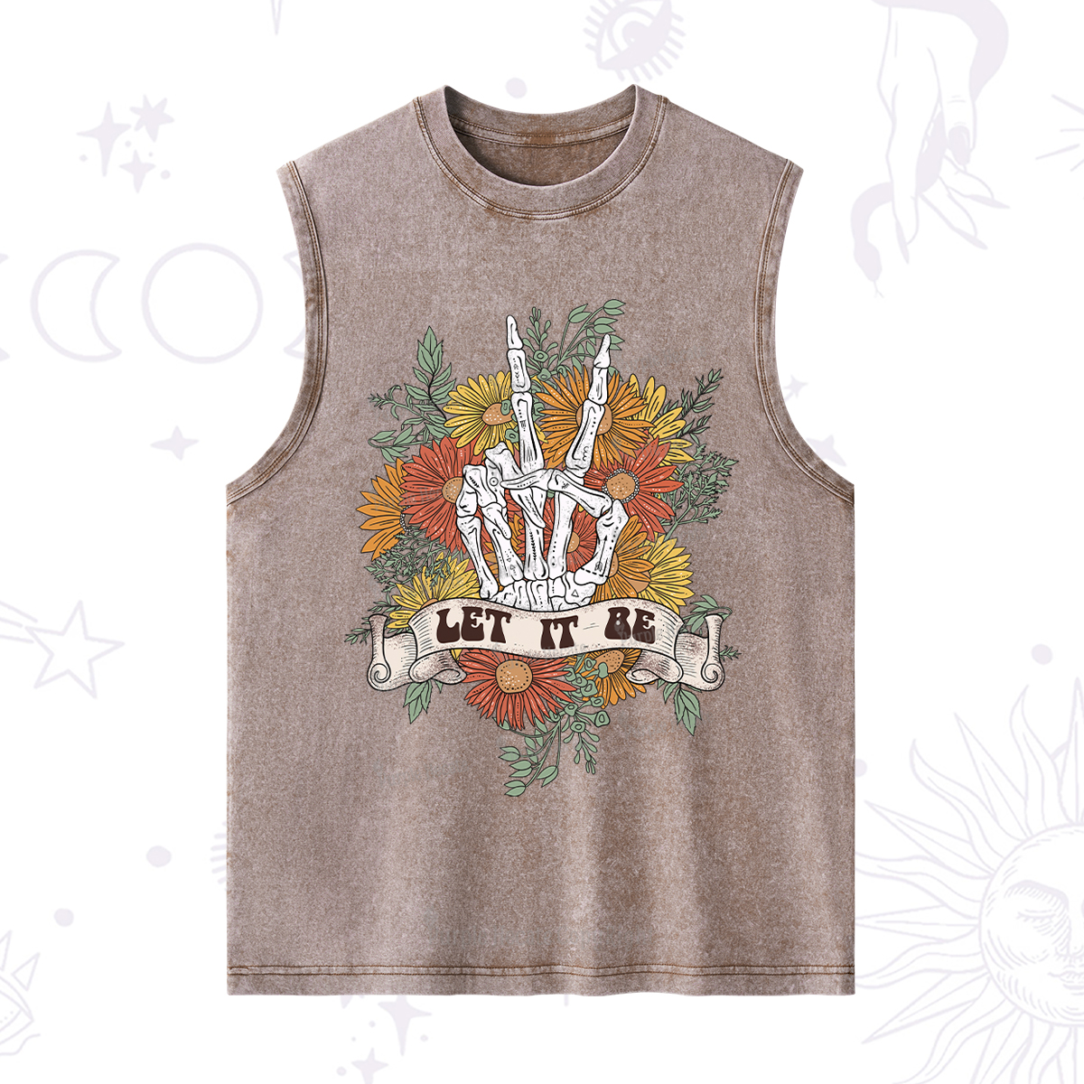 Purplehecate Letting Go Bravely Washed Tank