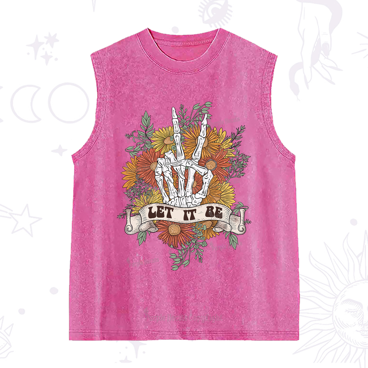 Purplehecate Letting Go Bravely Washed Tank