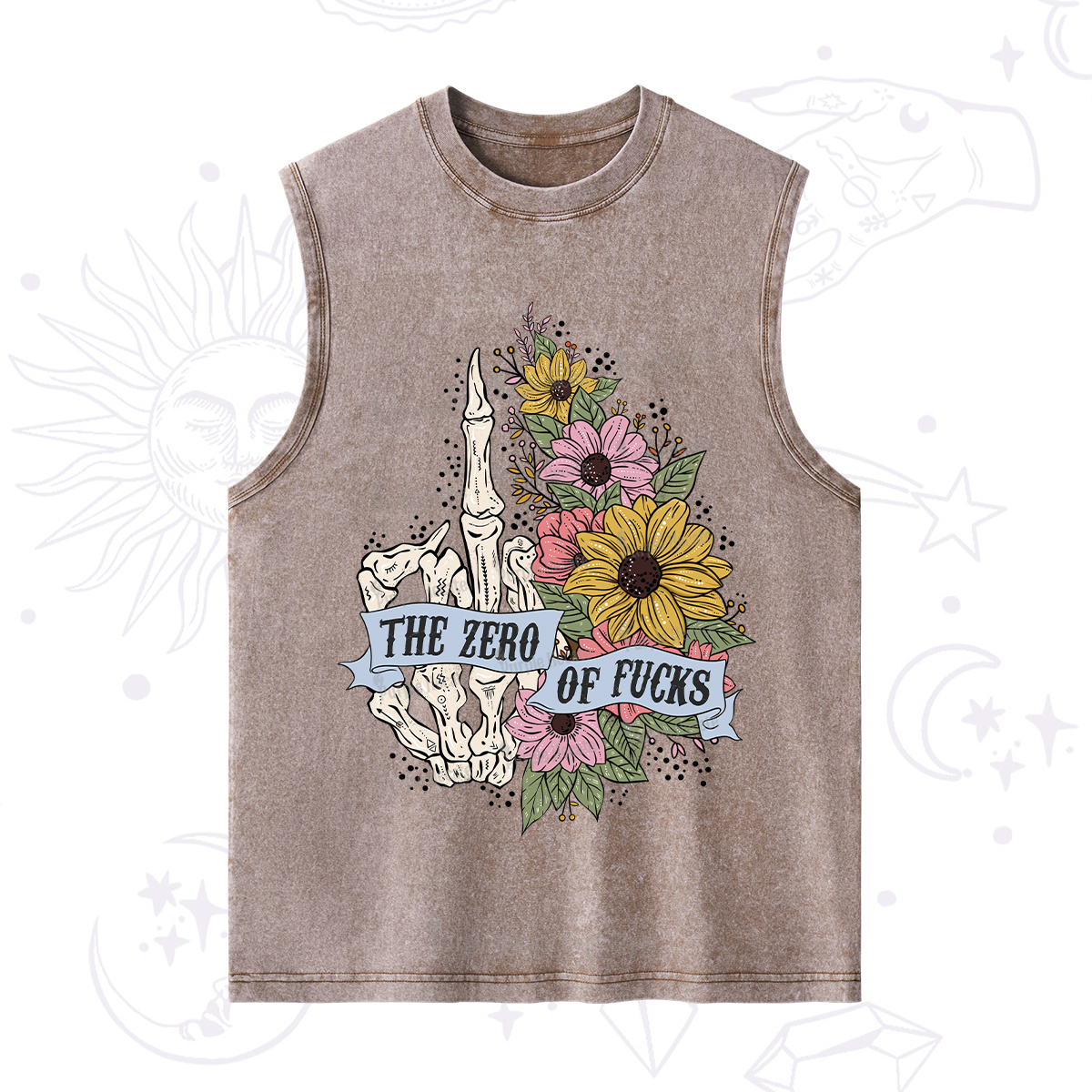 Purplehecate The Zero Of Fucks Washed Tank