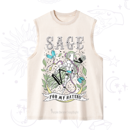 Purplehecate Sage For My Haters Washed Tank