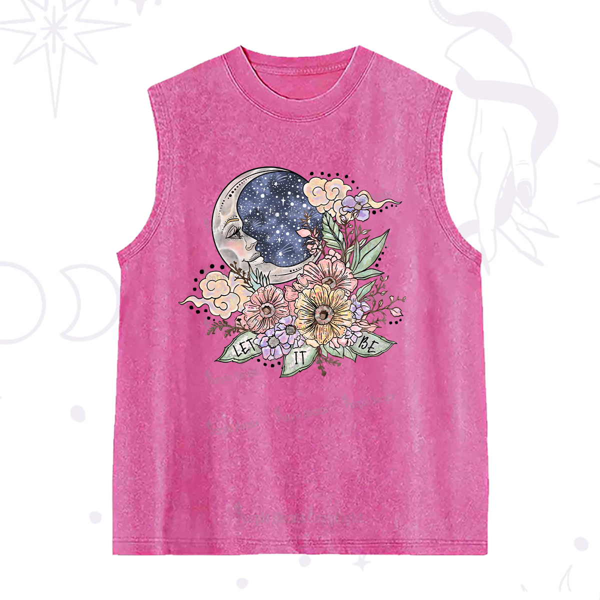 Purplehecate Let It Be Washed Tank