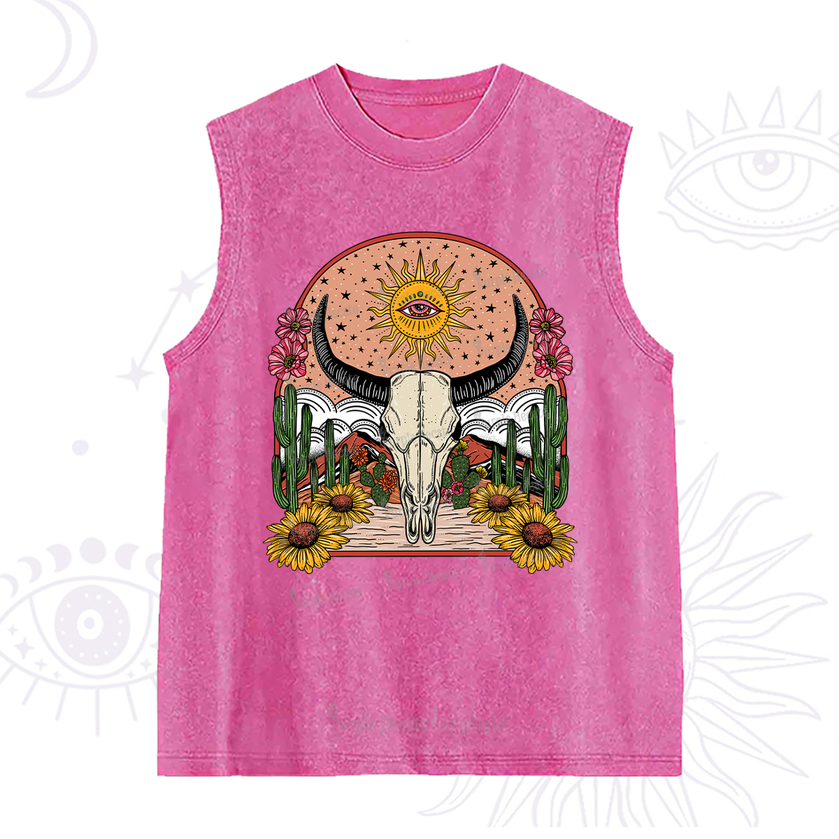 Purplehecate Desert Bloom Washed Tank
