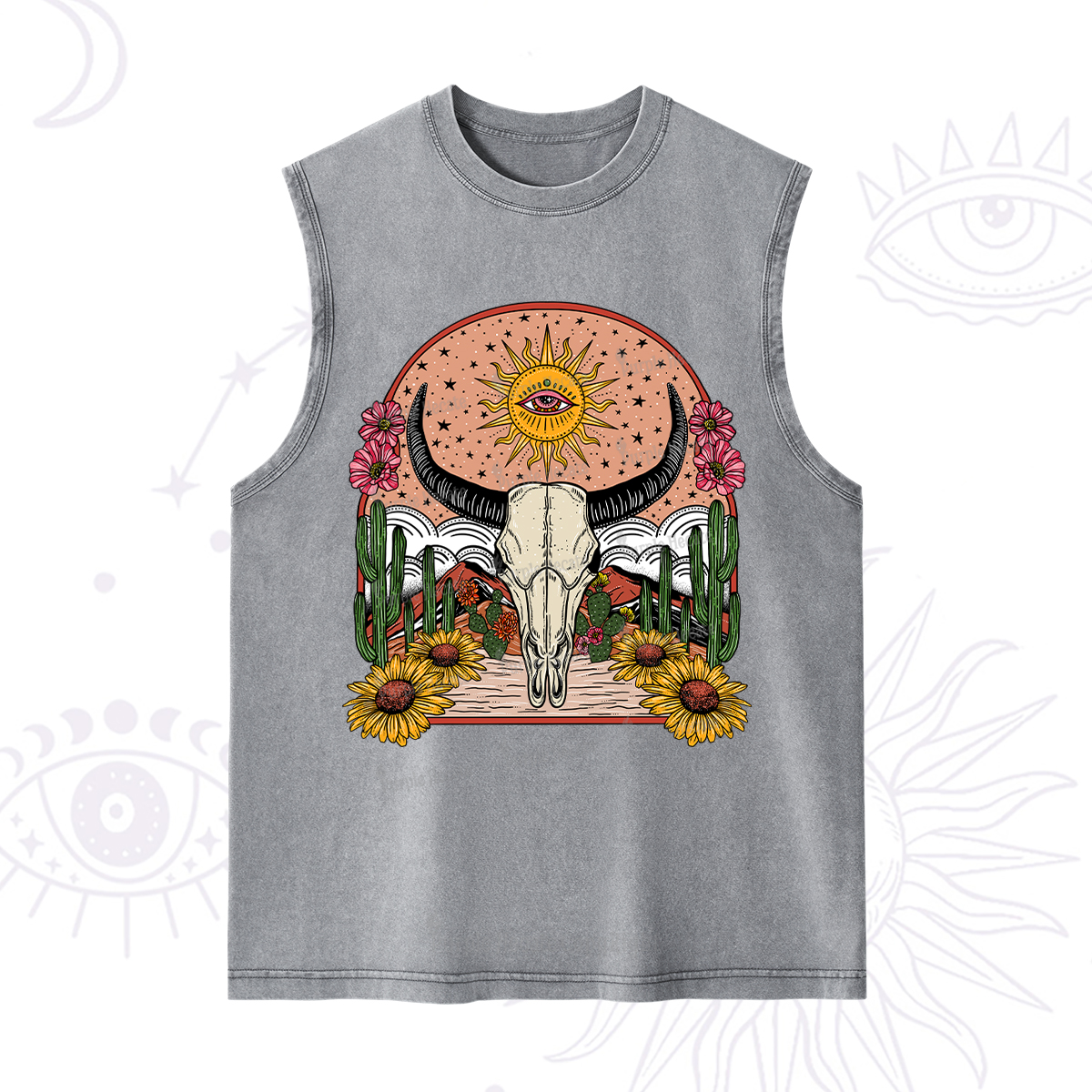 Purplehecate Desert Bloom Washed Tank