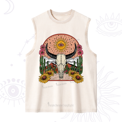 Purplehecate Desert Bloom Washed Tank