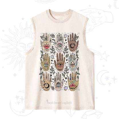 Purplehecate Helping Hands Washed Tank