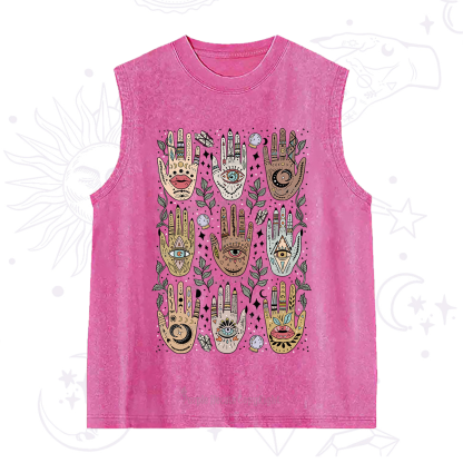 Purplehecate Helping Hands Washed Tank