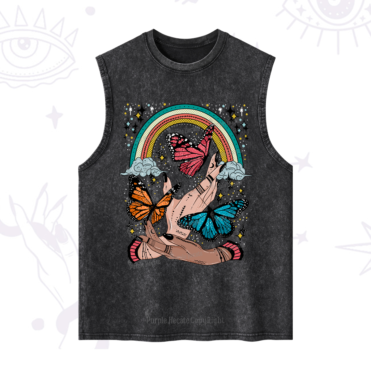 Purplehecate Metamorphoses Washed Tank