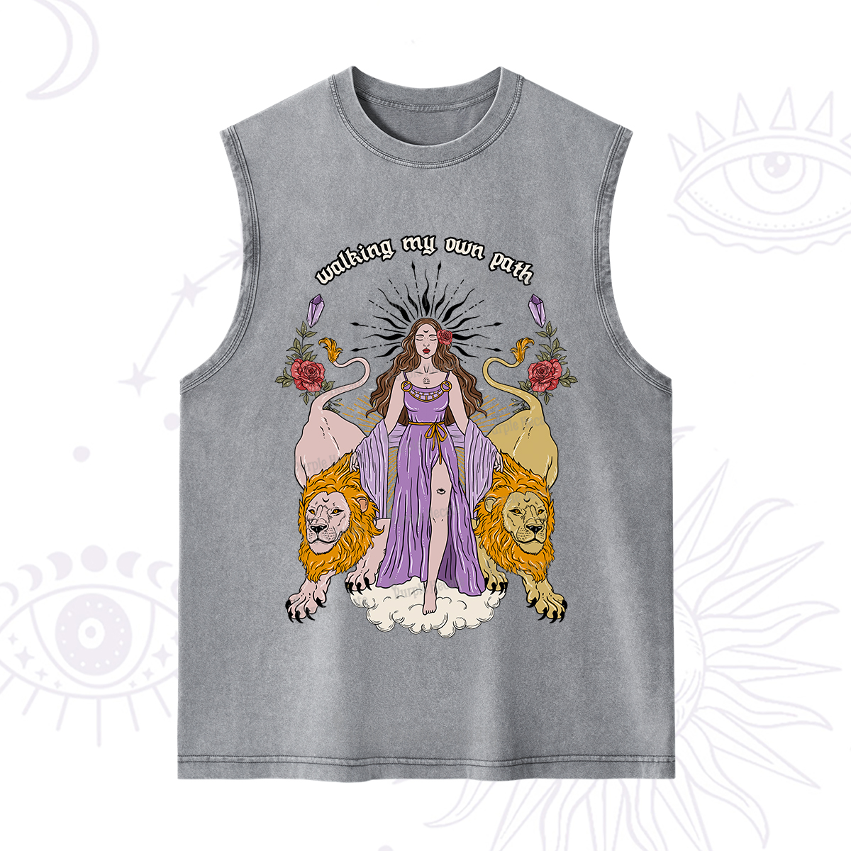 Purplehecate The Goddess Walking My Own Path Washed Tank