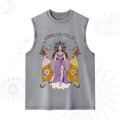 Purplehecate The Goddess Walking My Own Path Washed Tank