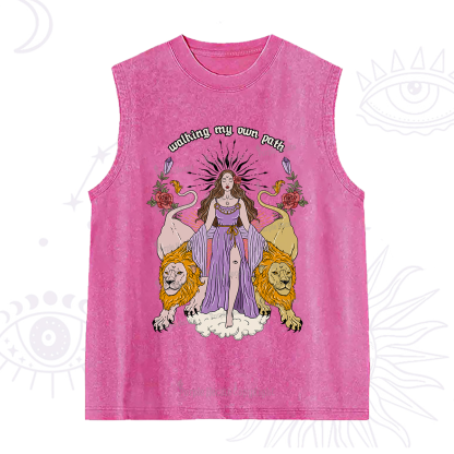 Purplehecate The Goddess Walking My Own Path Washed Tank