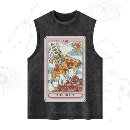 Purplehecate The Slice Food Tarot Washed Tank