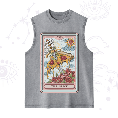 Purplehecate The Slice Food Tarot Washed Tank