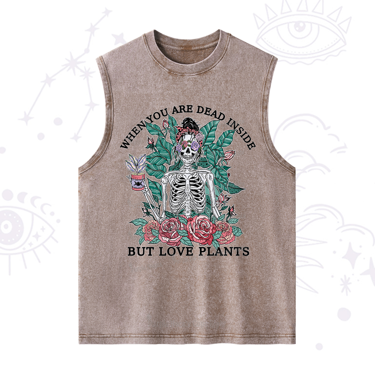 Purplehecate When You Dead Inside Washed Tank