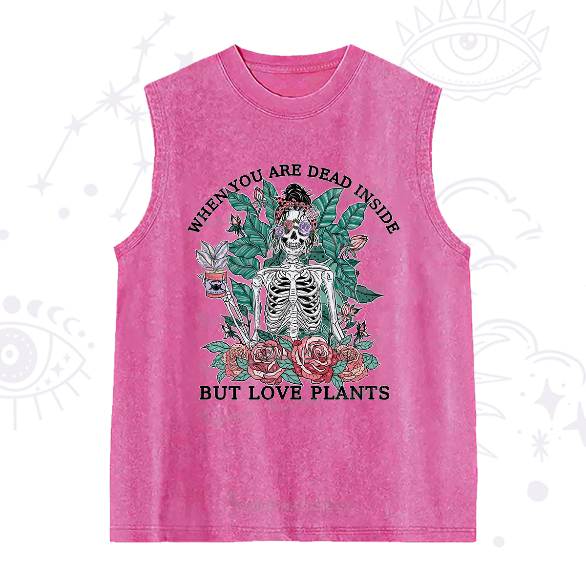 Purplehecate When You Dead Inside Washed Tank