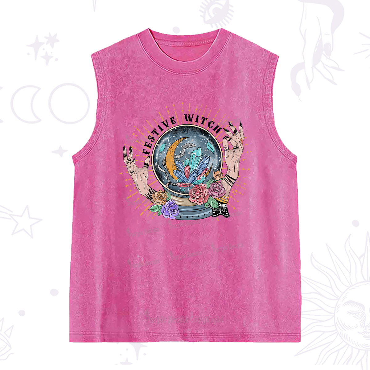 Purplehecate Festive Witch Washed Tank