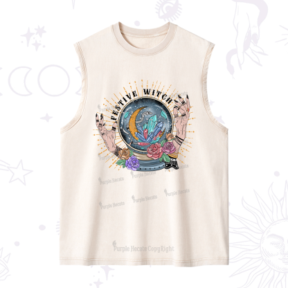 Purplehecate Festive Witch Washed Tank