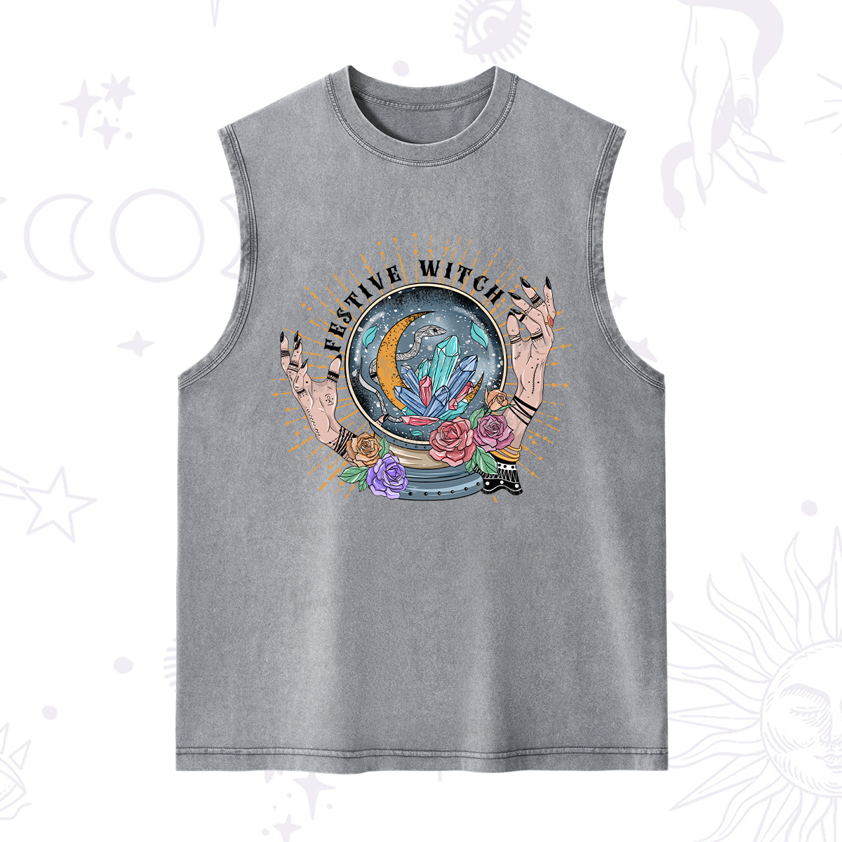 Purplehecate Festive Witch Washed Tank