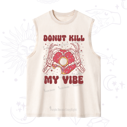 Purplehecate Donut Kill My Vibe Washed Tank