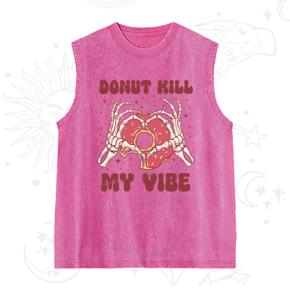 Purplehecate Donut Kill My Vibe Washed Tank