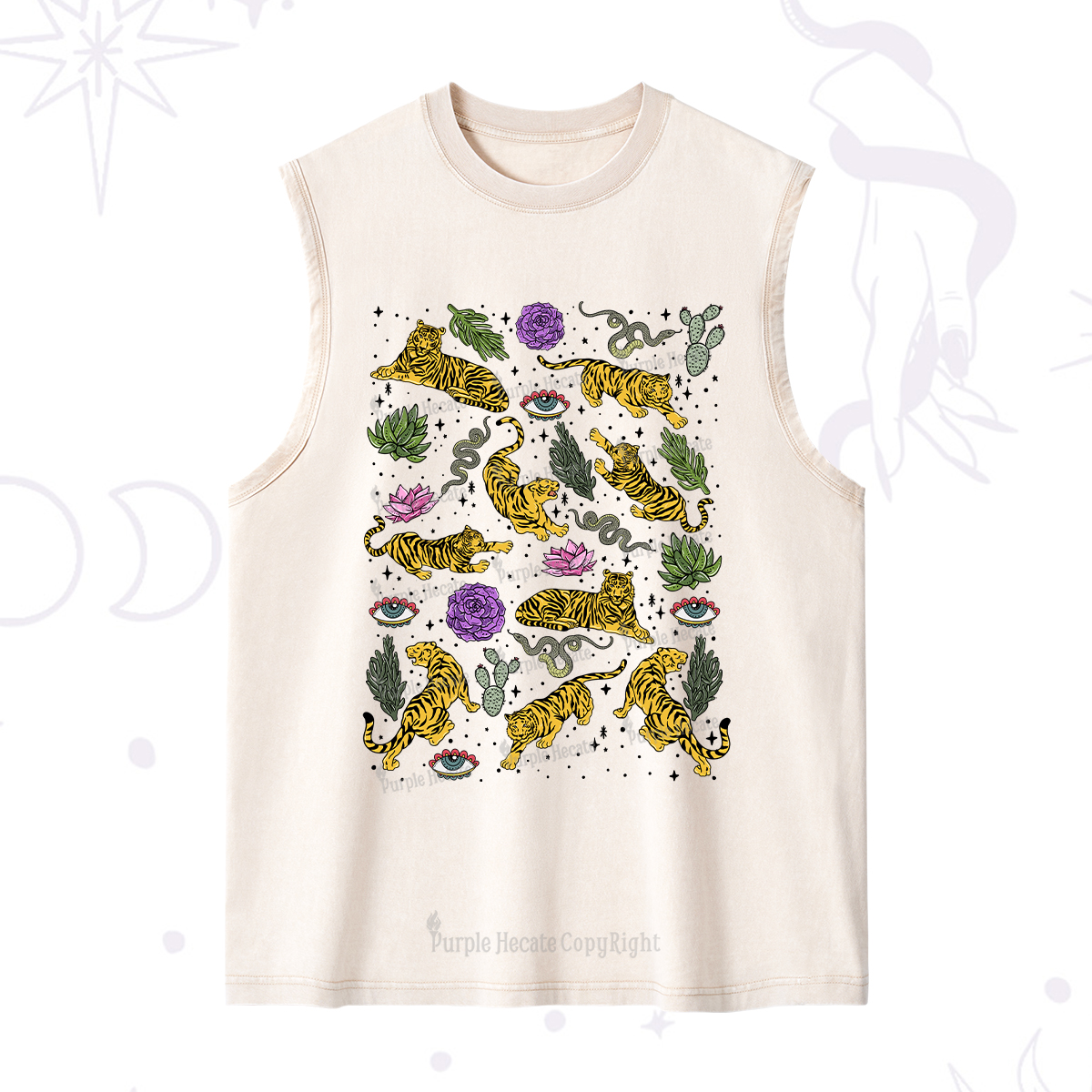 Purplehecate Desert Tiger Washed Tank