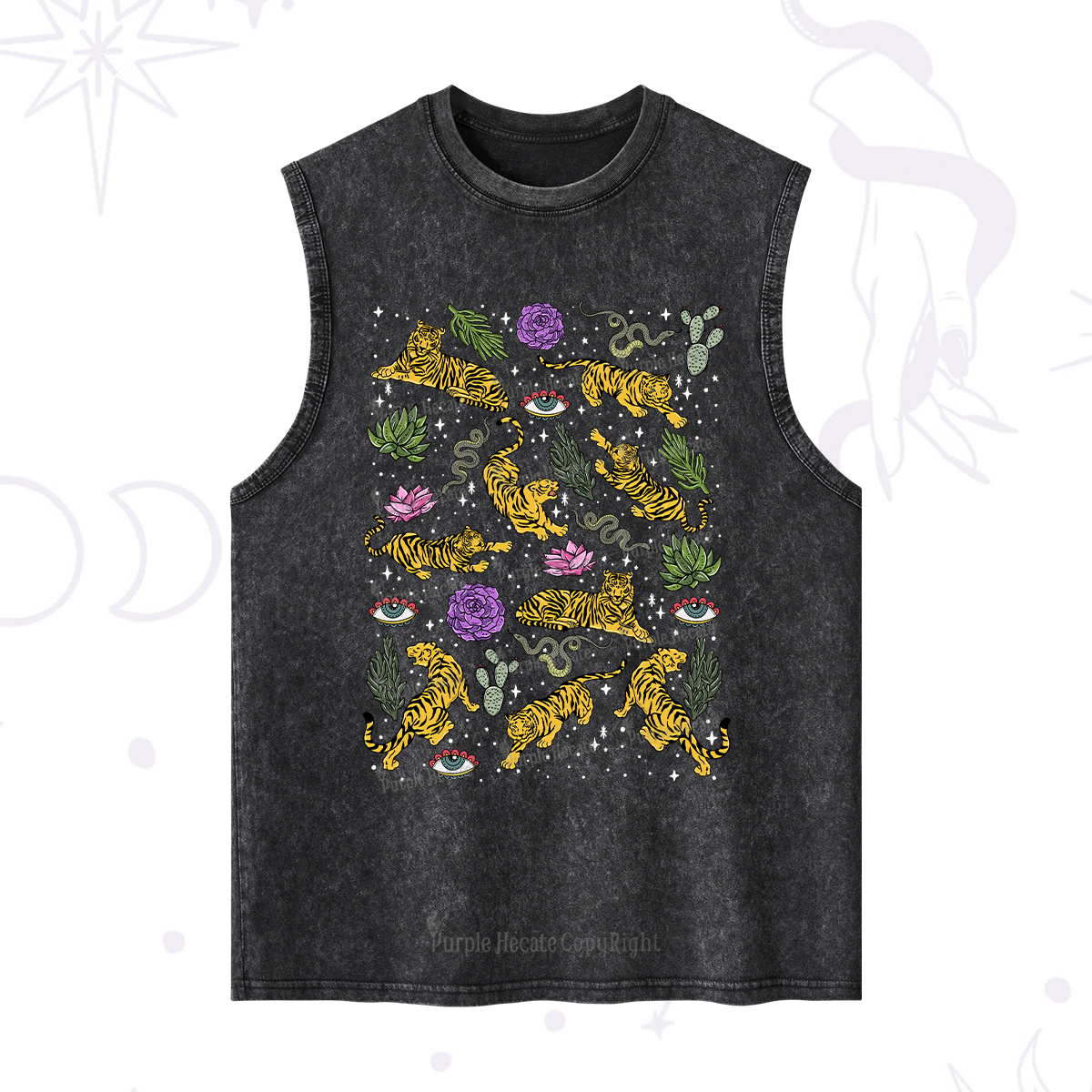 Purplehecate Desert Tiger Washed Tank