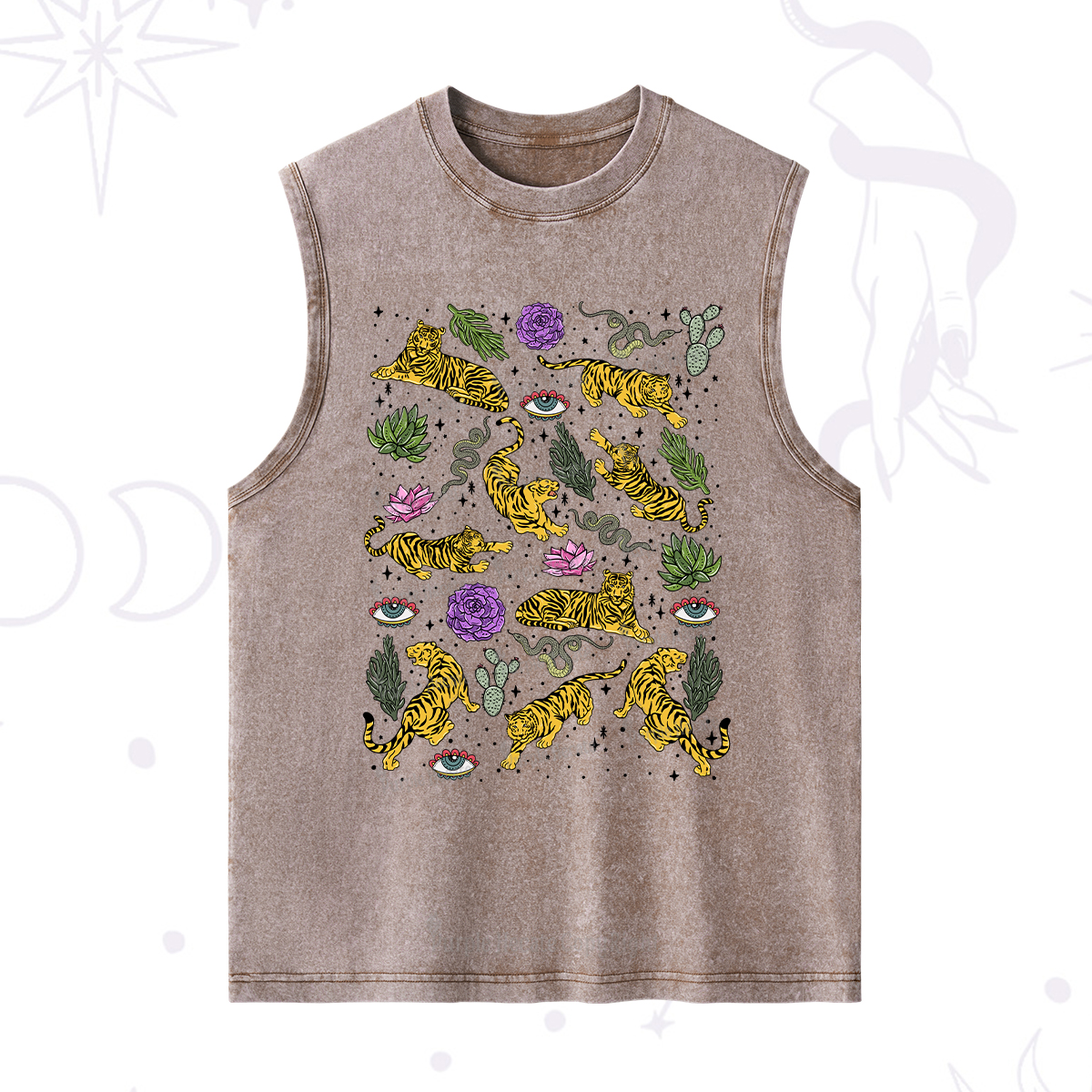 Purplehecate Desert Tiger Washed Tank