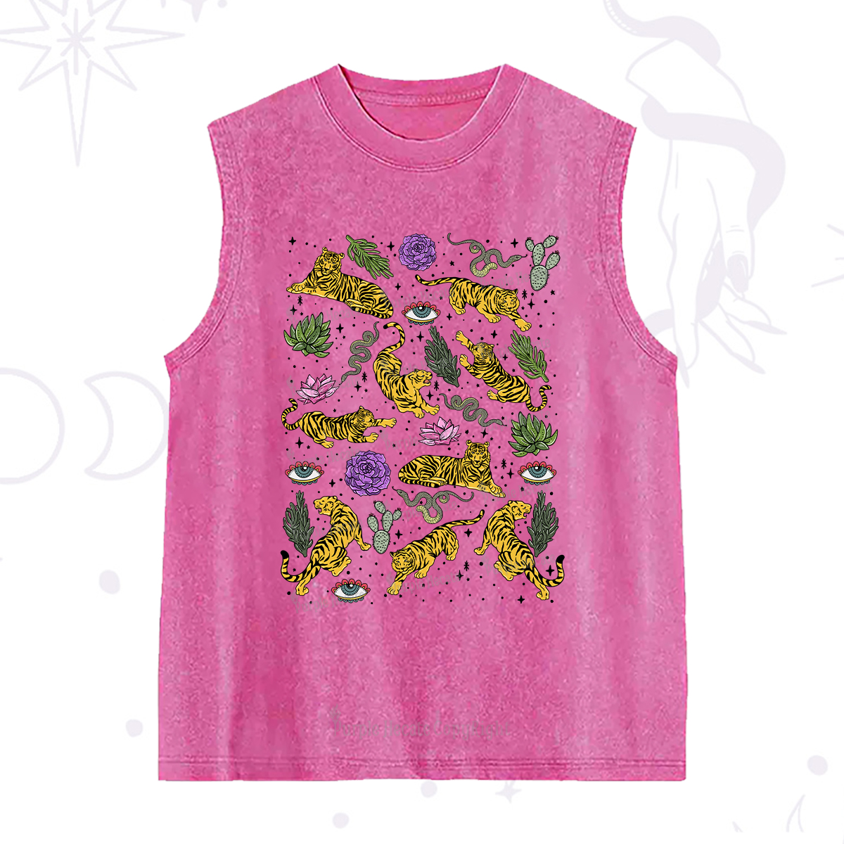 Purplehecate Desert Tiger Washed Tank
