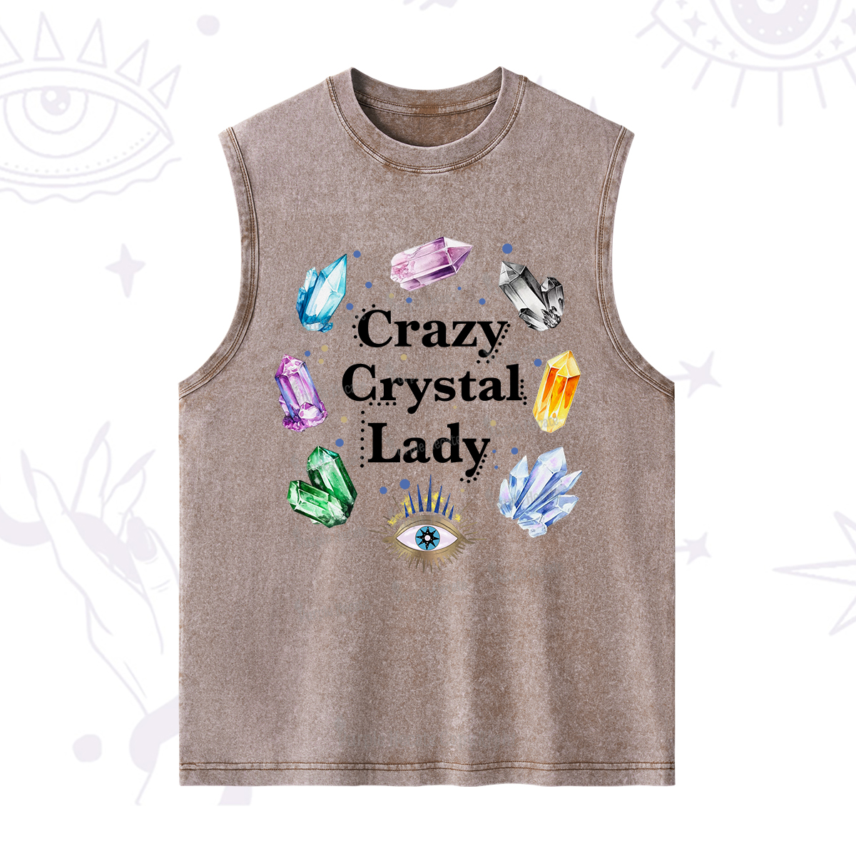 Purplehecate Crazy Crystal Lady Washed Tank