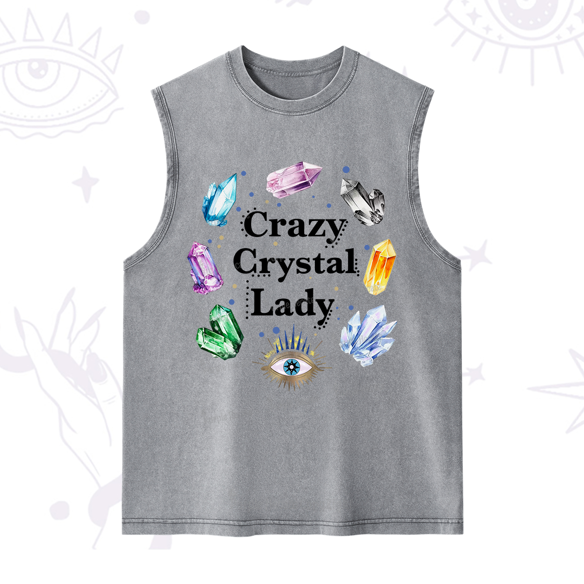 Purplehecate Crazy Crystal Lady Washed Tank