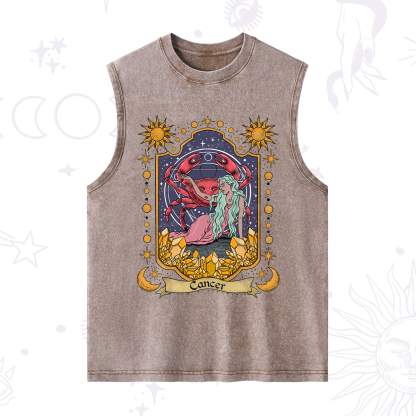 Purplehecate Cancer Zodiac Washed Tank