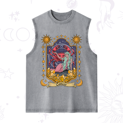 Purplehecate Cancer Zodiac Washed Tank