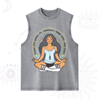 Purplehecate Today I'm Going To Manifest Washed Tank
