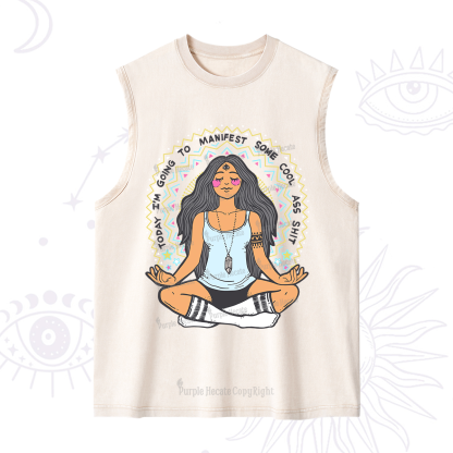 Purplehecate Today I'm Going To Manifest Washed Tank