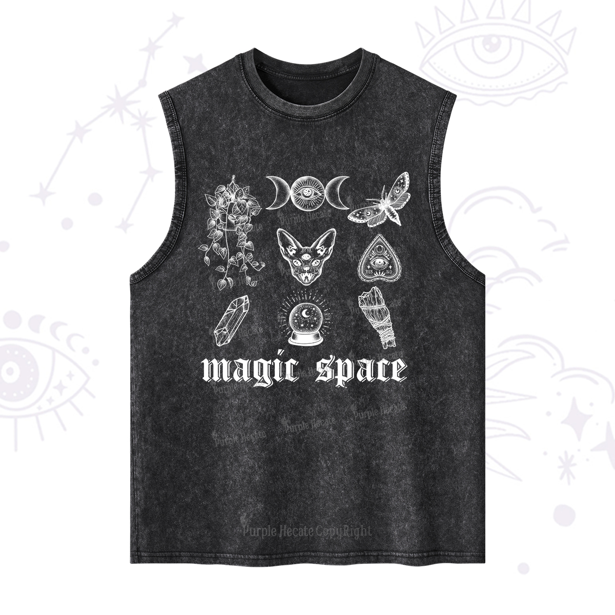 Purplehecate Magic Space Washed Tank