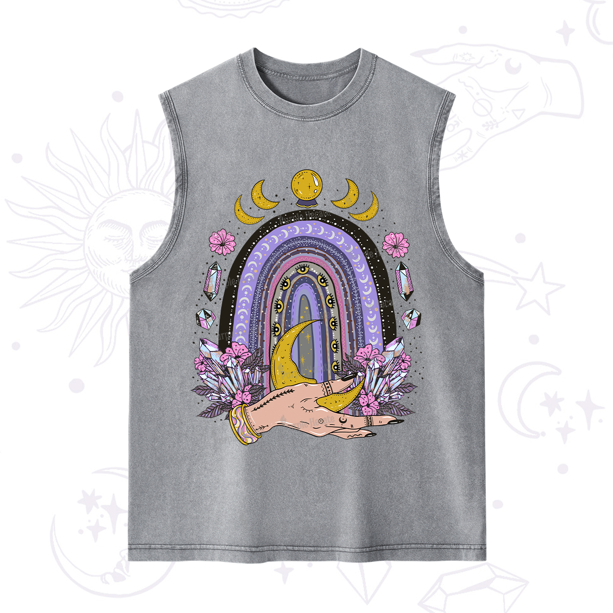 Purplehecate Magic Rainbow Washed Tank
