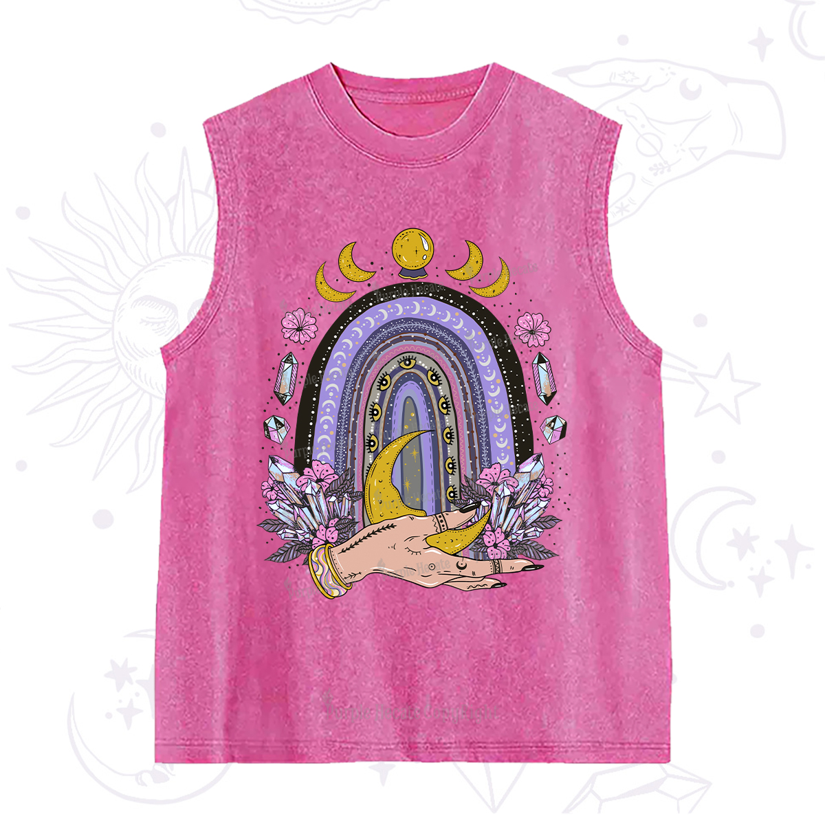 Purplehecate Magic Rainbow Washed Tank