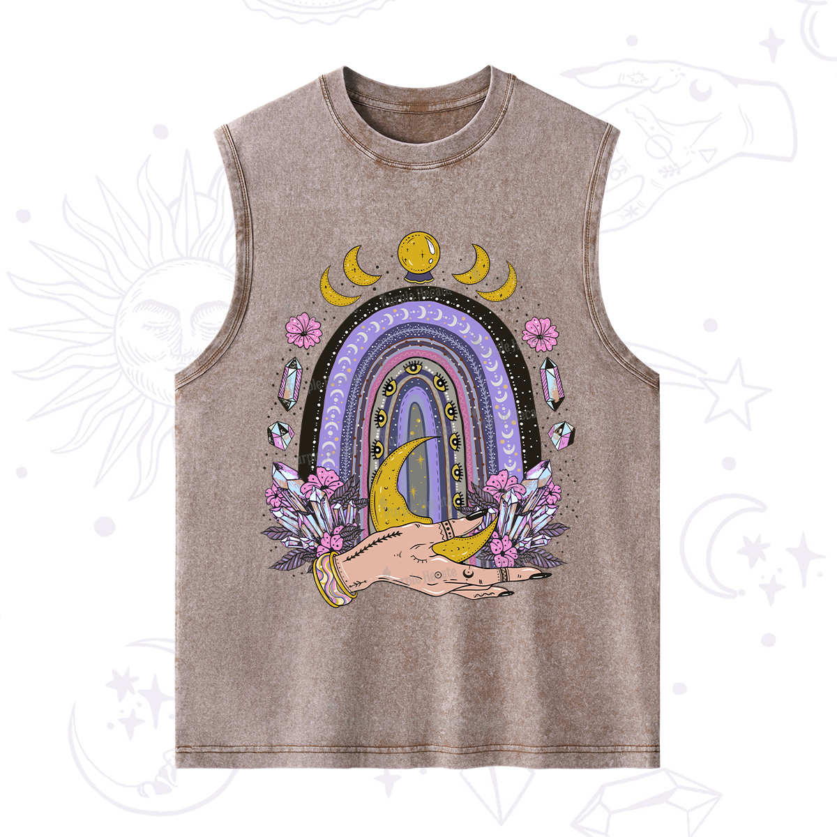 Purplehecate Magic Rainbow Washed Tank
