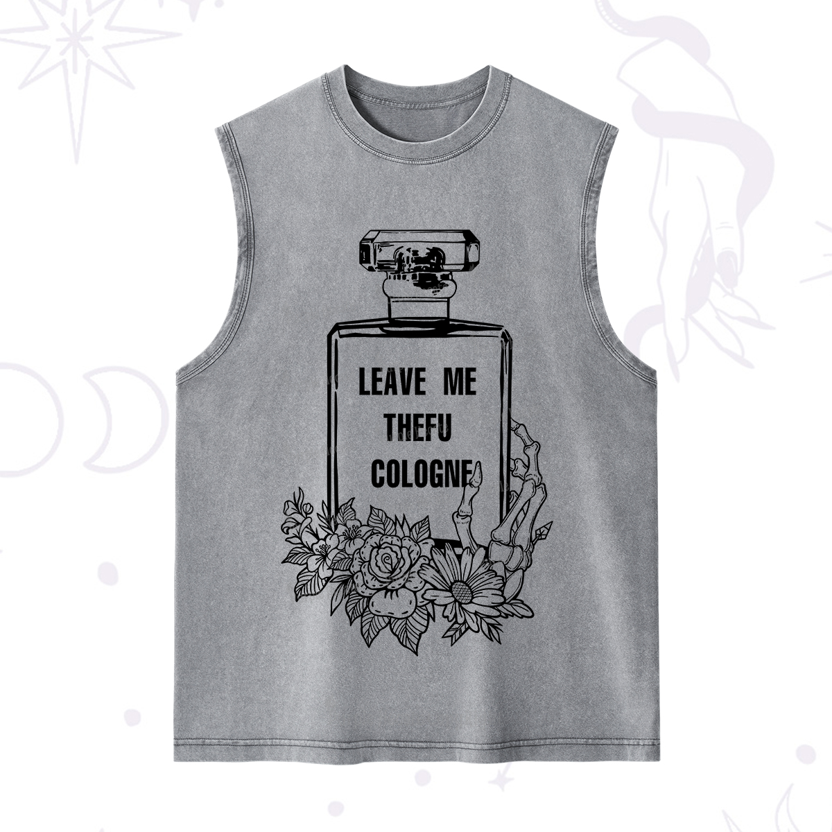 Purplehecate Leave Me The FU Cologne Washed Tank