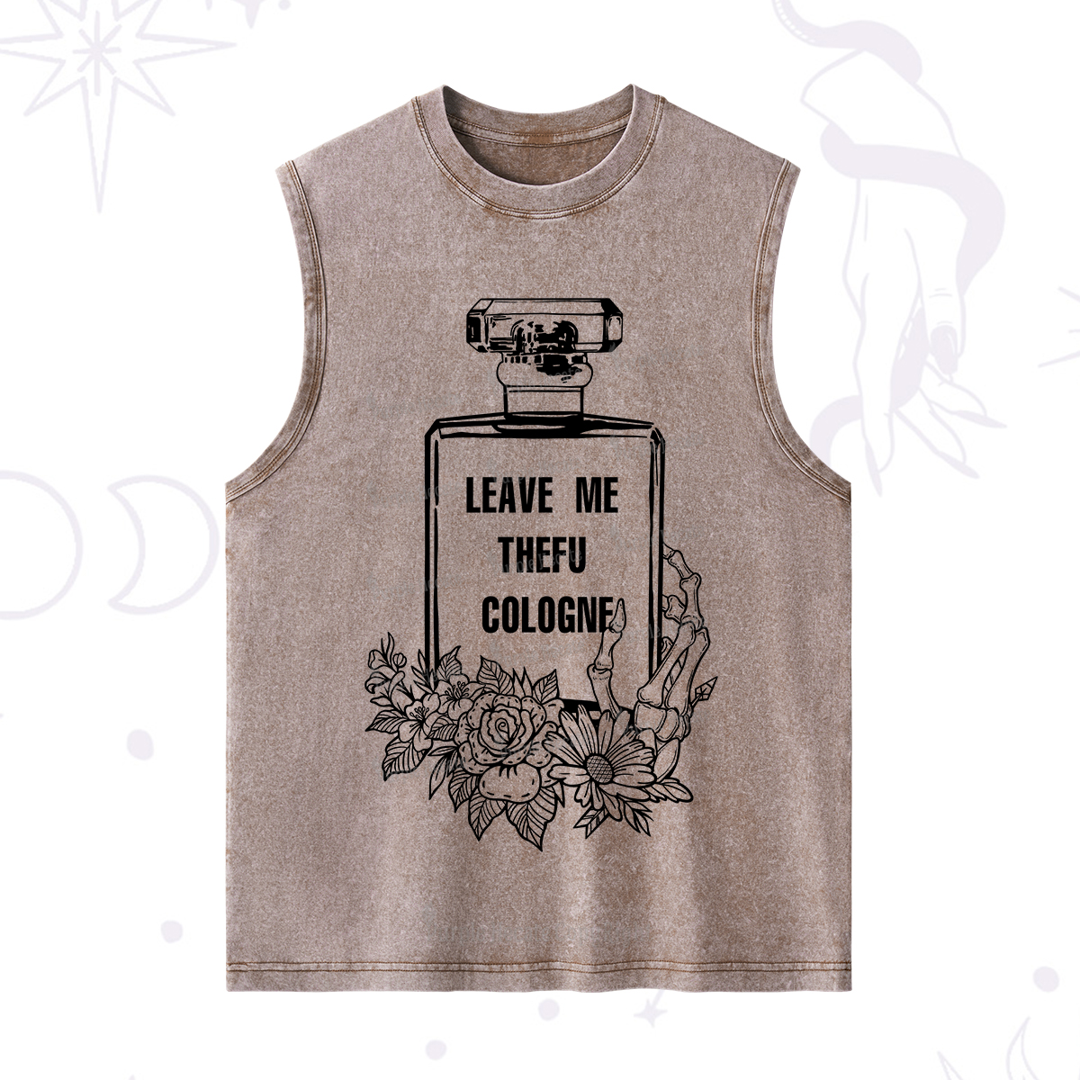 Purplehecate Leave Me The FU Cologne Washed Tank