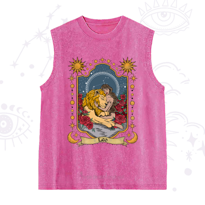 Purplehecate Leo Zodiac Washed Tank