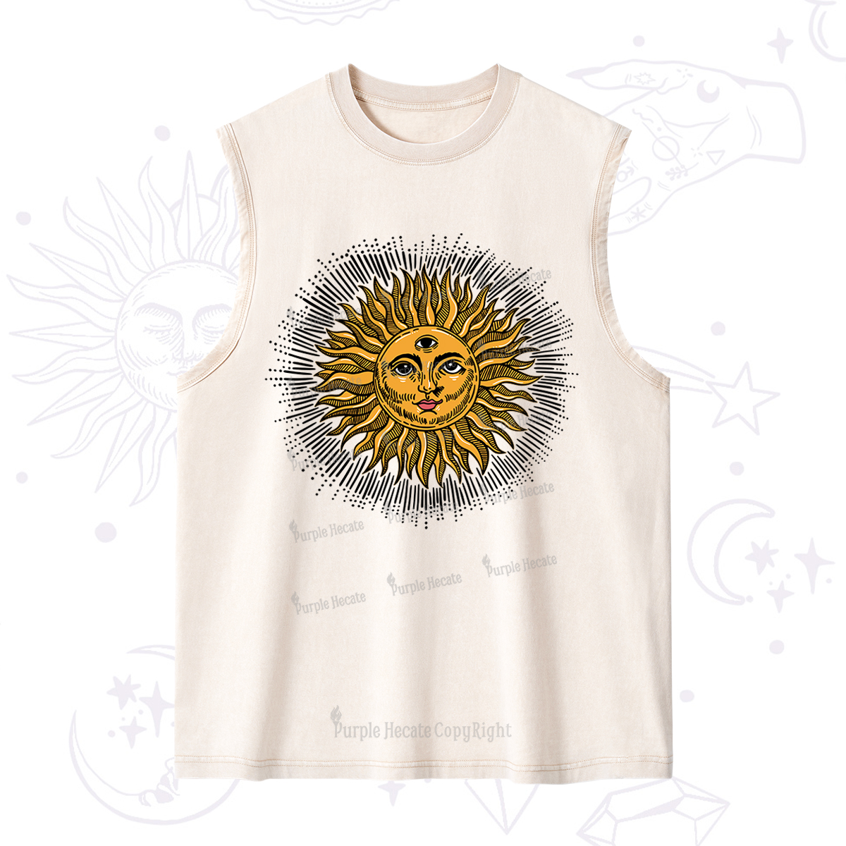 Purplehecate Sat Nam Washed Tank