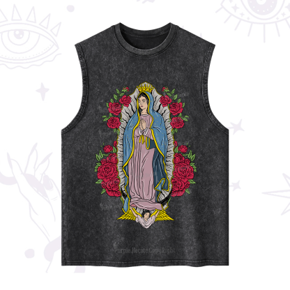 Purplehecate Mother Mary Washed Tank