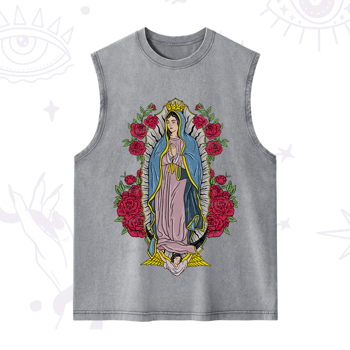 Purplehecate Mother Mary Washed Tank