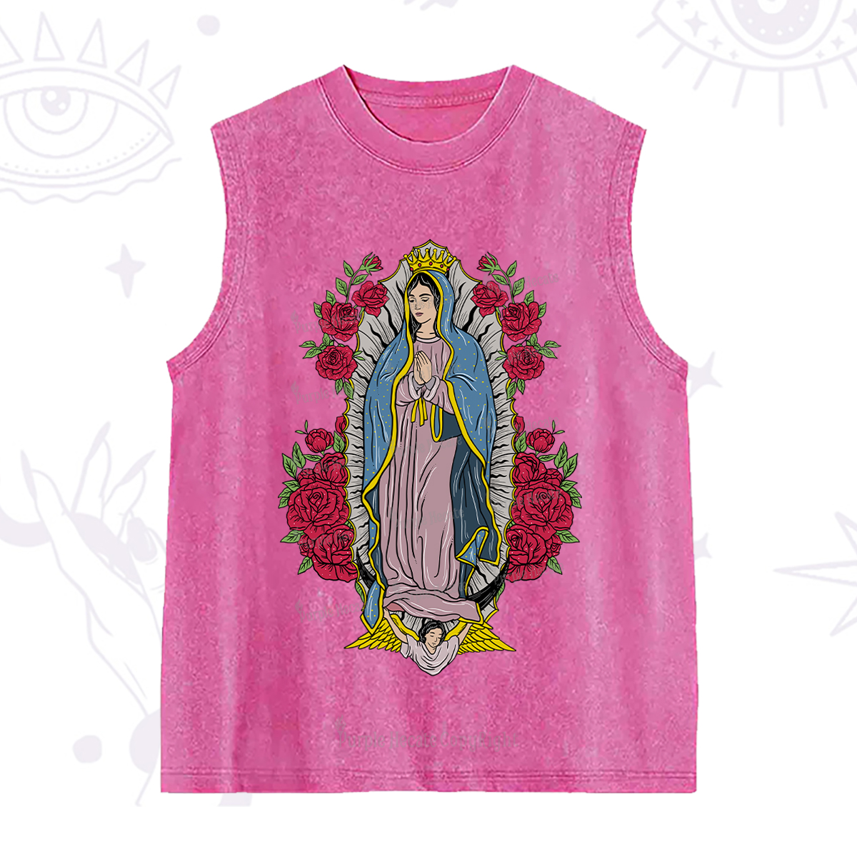 Purplehecate Mother Mary Washed Tank