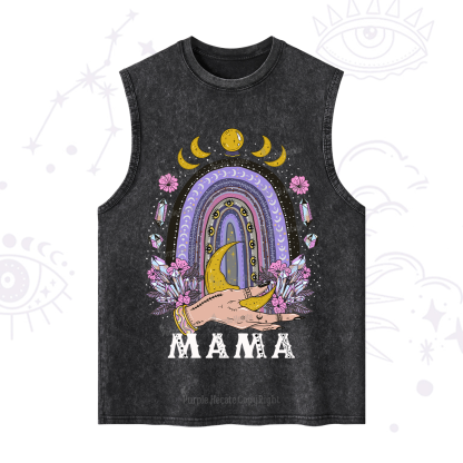 Purplehecate Gothic Mama Rainbow Washed Tank