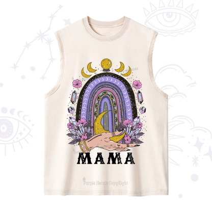 Purplehecate Gothic Mama Rainbow Washed Tank