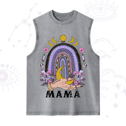 Purplehecate Gothic Mama Rainbow Washed Tank