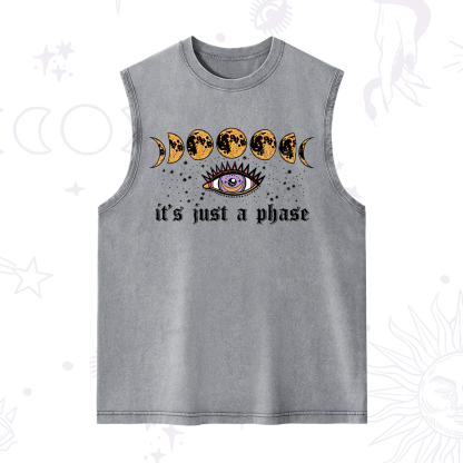 Purplehecate It's Just A Phase Washed Tank