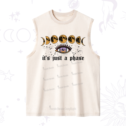 Purplehecate It's Just A Phase Washed Tank