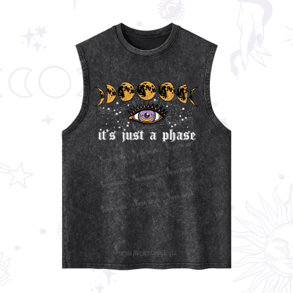 Purplehecate It's Just A Phase Washed Tank